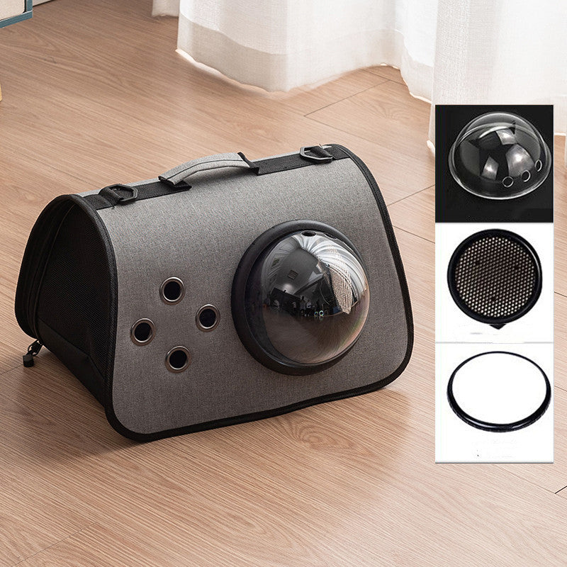 KFX-3674685 Transparent Window Design Portable Pet Cat Carrier - Various Styles Available