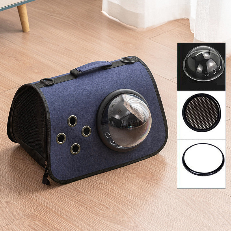 KFX-3674685 Transparent Window Design Portable Pet Cat Carrier - Various Styles Available