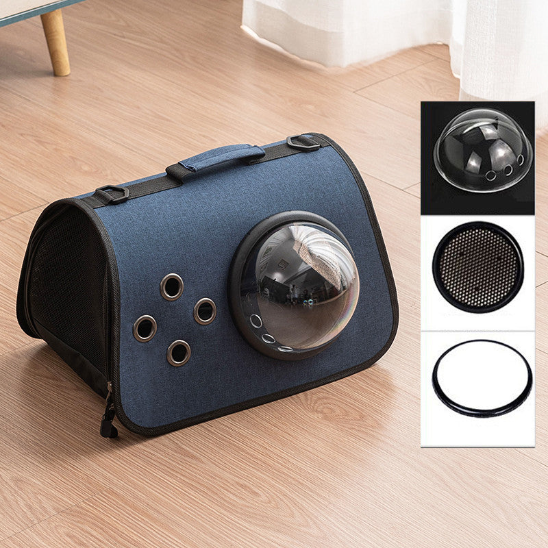 KFX-3674685 Transparent Window Design Portable Pet Cat Carrier - Various Styles Available