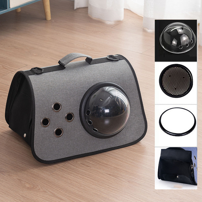 KFX-3674685 Transparent Window Design Portable Pet Cat Carrier - Various Styles Available