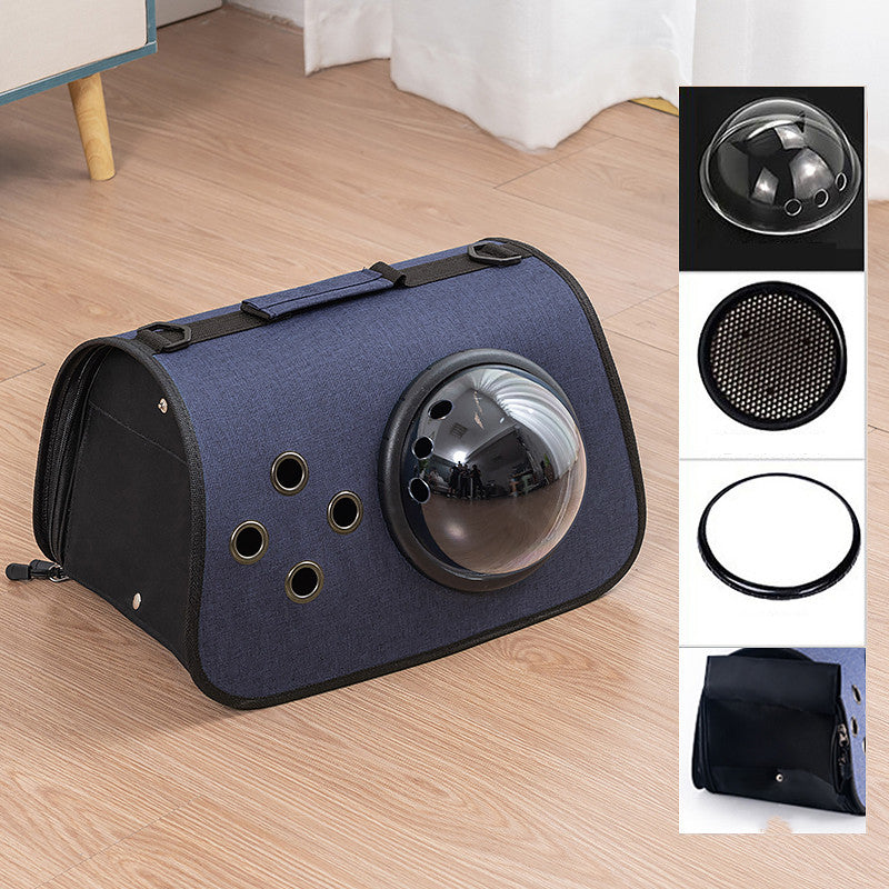 KFX-3674685 Transparent Window Design Portable Pet Cat Carrier - Various Styles Available