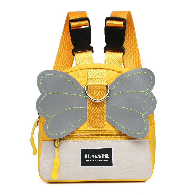 KFX-3677245 Pet Canvas Backpack for Small Dogs with Towing Rope - Casual and Simple Design in Green, Orange, and Beige