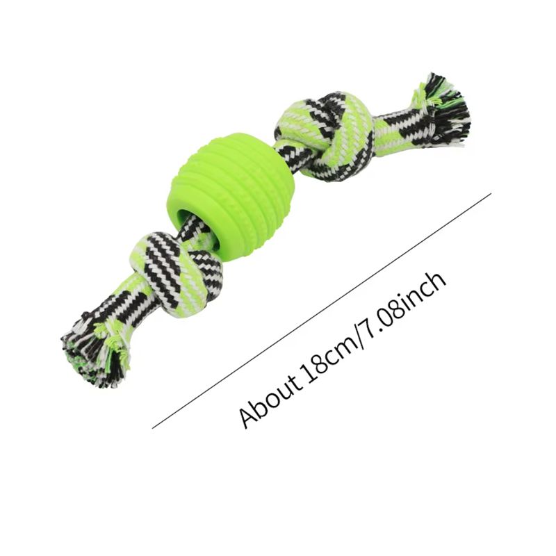 KFX-3679421 Durable Cotton Rope Double Knot Ball for Dog Chewing and Tooth Cleaning