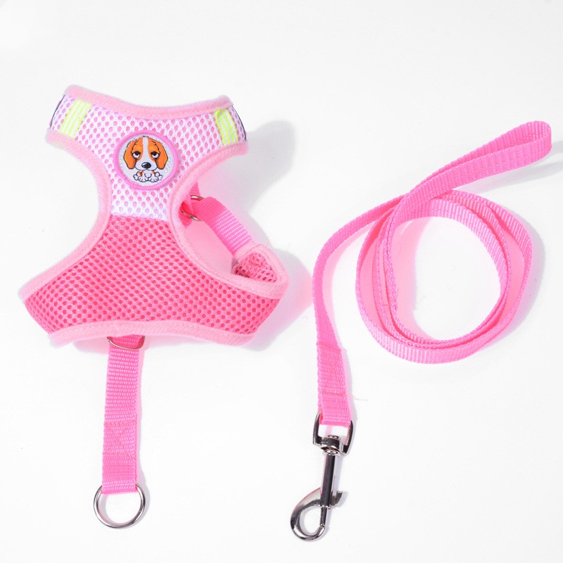 KFX-3680061 Double-Layer Mesh Traction Chest Harness for Pets - Available in Multiple Colors