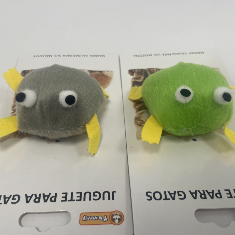 KFX-3680445 Electric Frog Cat Toy - Interactive Laser Chaser for Engaging Playtime