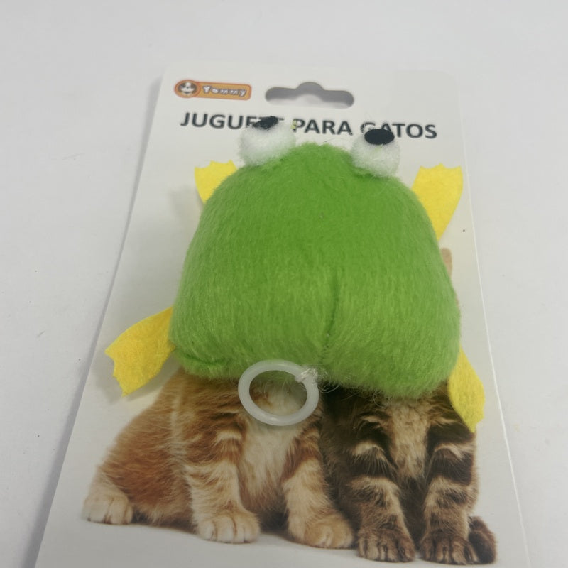 KFX-3680445 Electric Frog Cat Toy - Interactive Laser Chaser for Engaging Playtime