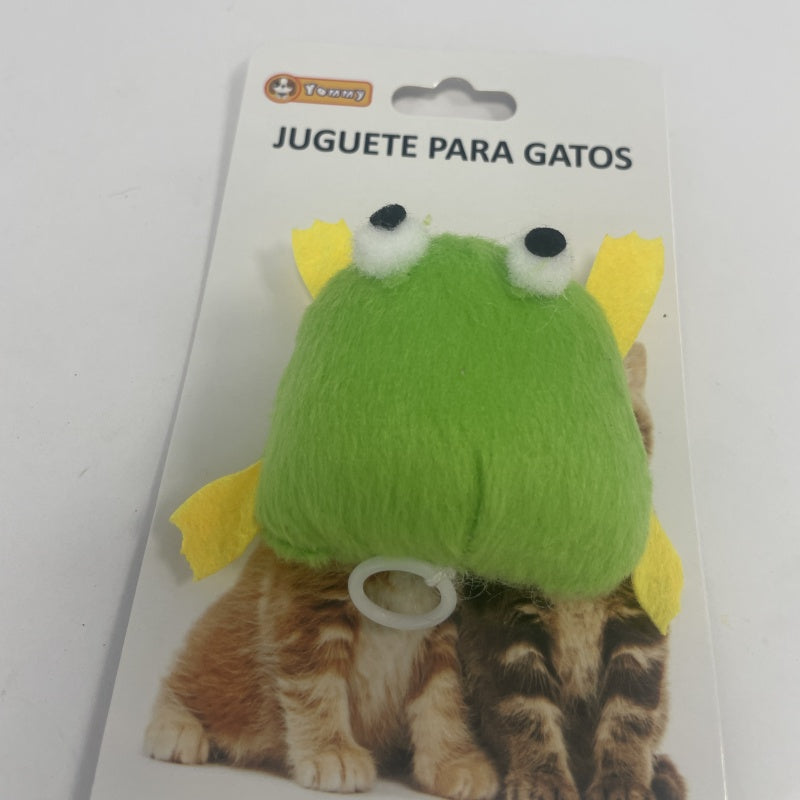 KFX-3680445 Electric Frog Cat Toy - Interactive Laser Chaser for Engaging Playtime