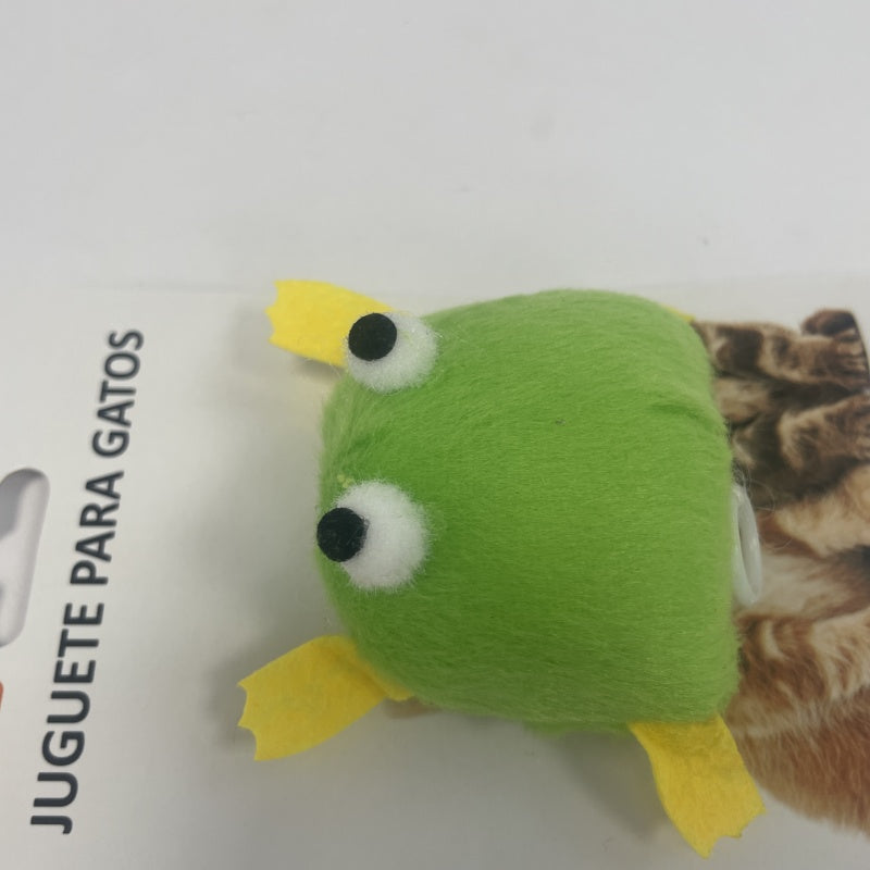 KFX-3680445 Electric Frog Cat Toy - Interactive Laser Chaser for Engaging Playtime