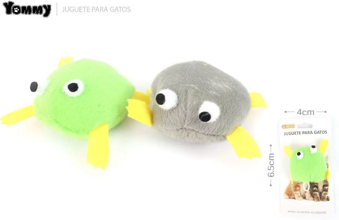 KFX-3680445 Electric Frog Cat Toy - Interactive Laser Chaser for Engaging Playtime
