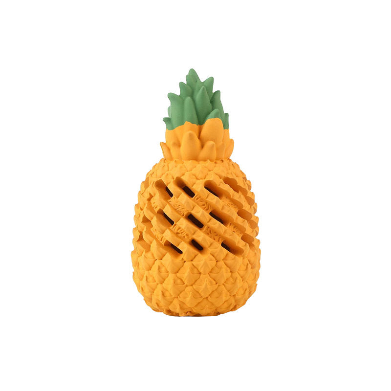 KFX-3681597 Chewable Fruit-Shaped Dog Toy for Teeth Cleaning and Playtime Fun