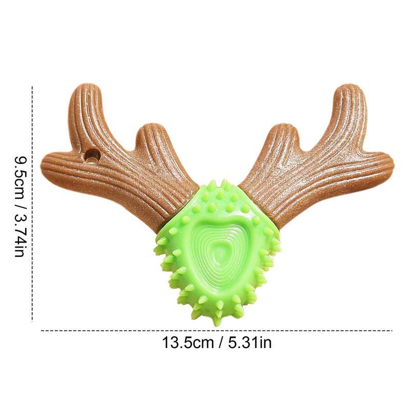 KFX-3689789 Durable Deer Antler Molar Stick for Dogs - Teeth Cleaning Pet Toy