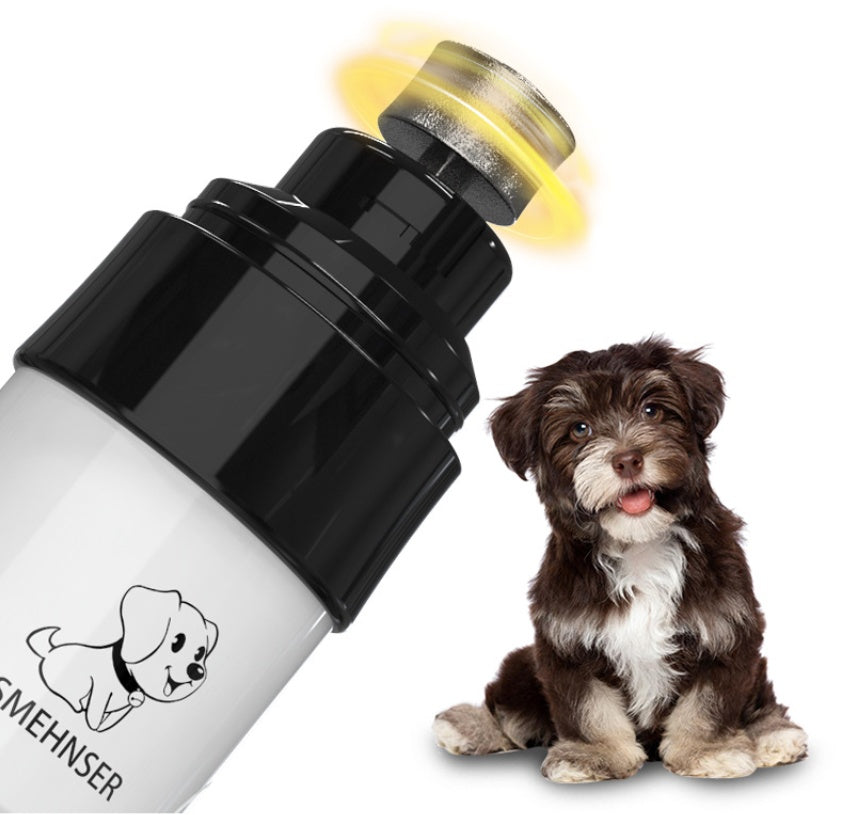 KFX-3690301 Electric Pet Nail Trimmer for Cats and Dogs with Replaceable Grinding Head, Quiet Operation, and Long Battery Life