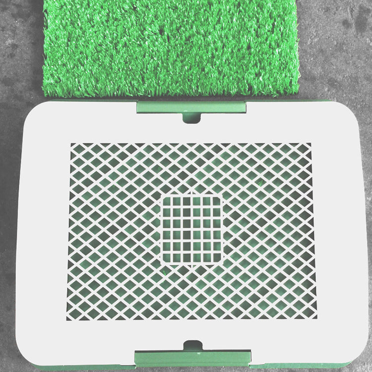 KFX-3694141 Indoor Pet Cushion Toilet - Durable Plastic Design, 47.5 x 34.5 x 6.5 cm