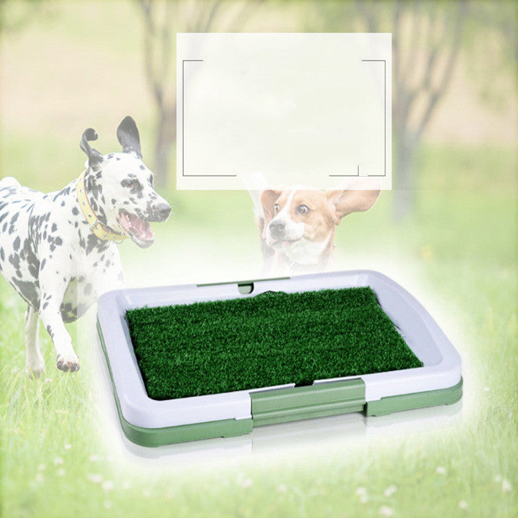KFX-3694141 Indoor Pet Cushion Toilet - Durable Plastic Design, 47.5 x 34.5 x 6.5 cm