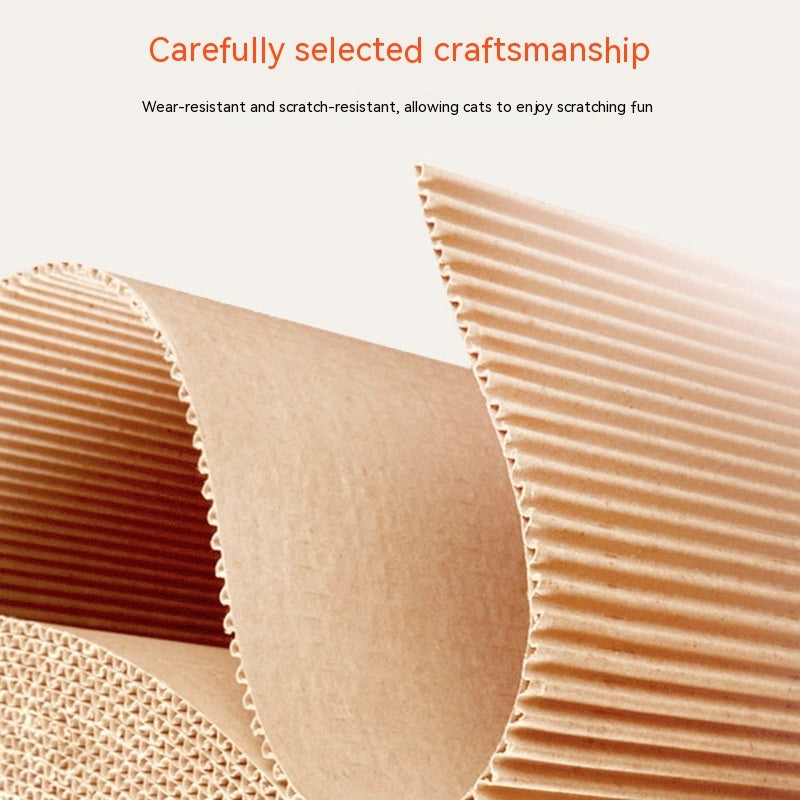KFX-3698237 Multi-Shape Corrugated Paper Cat Scratch Board for Interactive Play