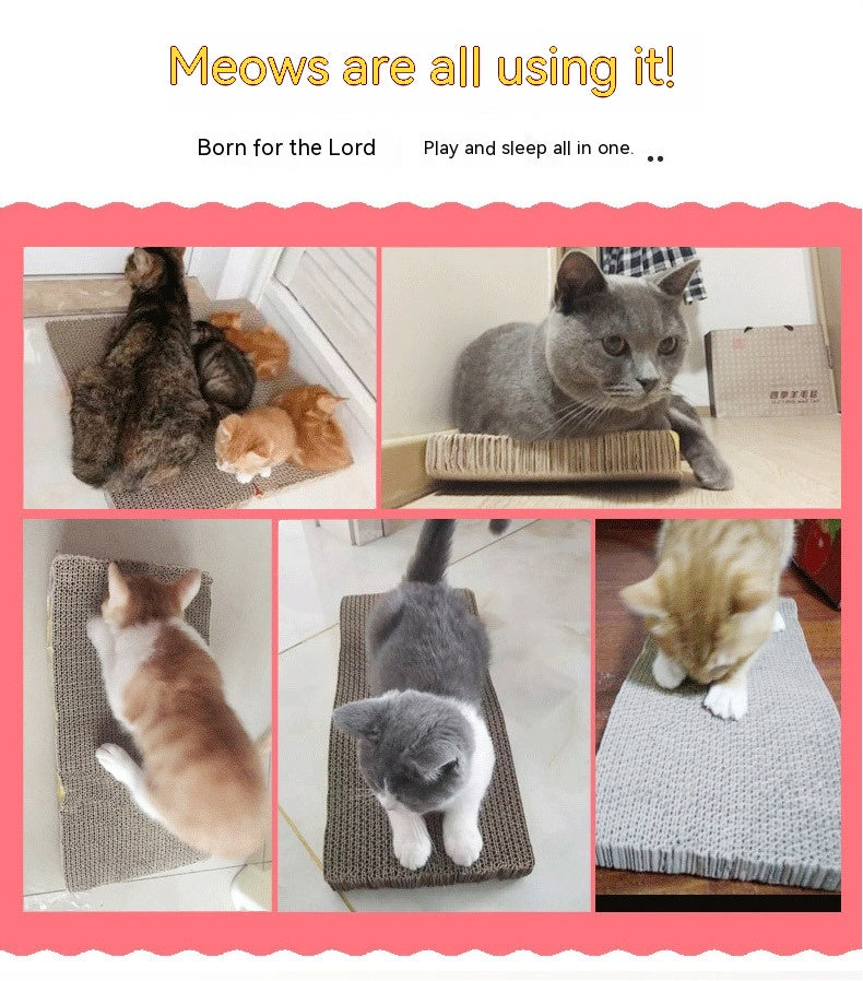 KFX-3698237 Multi-Shape Corrugated Paper Cat Scratch Board for Interactive Play