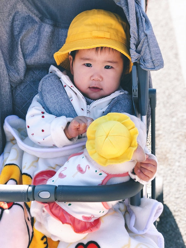KFX-3698621 Cute Fisherman Hat for Pets - Two Sizes Available, Adjustable Canvas with Elastic Straps