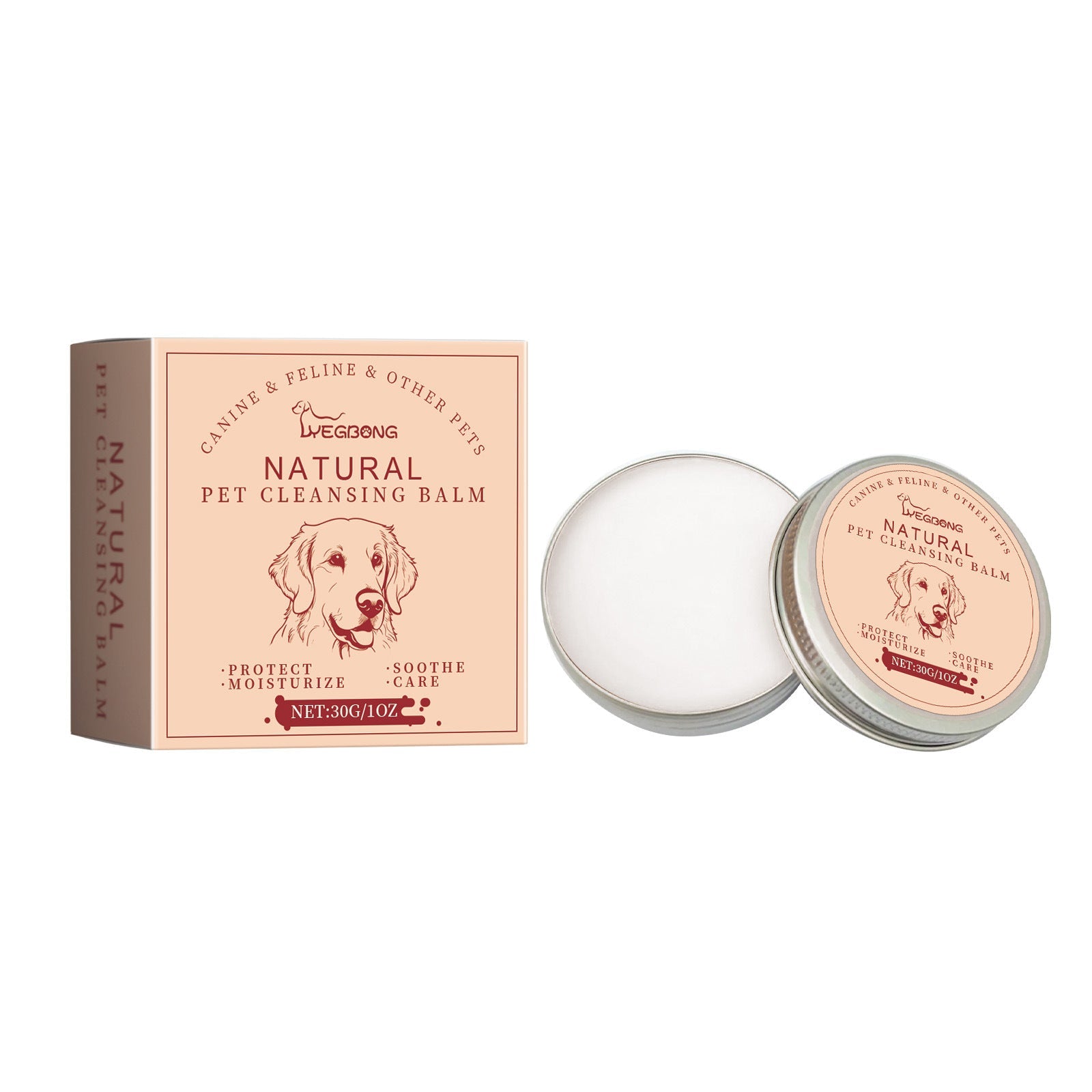 KFX-3699901 Pet Tears Cleaning Cream - Gentle Formula for Effective Tear Stain Removal, 30g