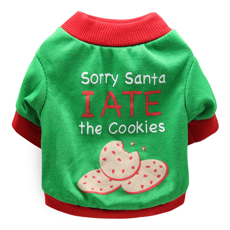 KFX-3702205 Festive Cotton T-Shirt for Dogs in Various Sizes - XS to L