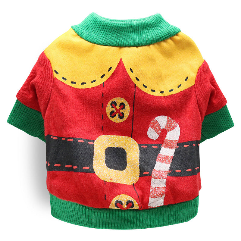 KFX-3702205 Festive Cotton T-Shirt for Dogs in Various Sizes - XS to L