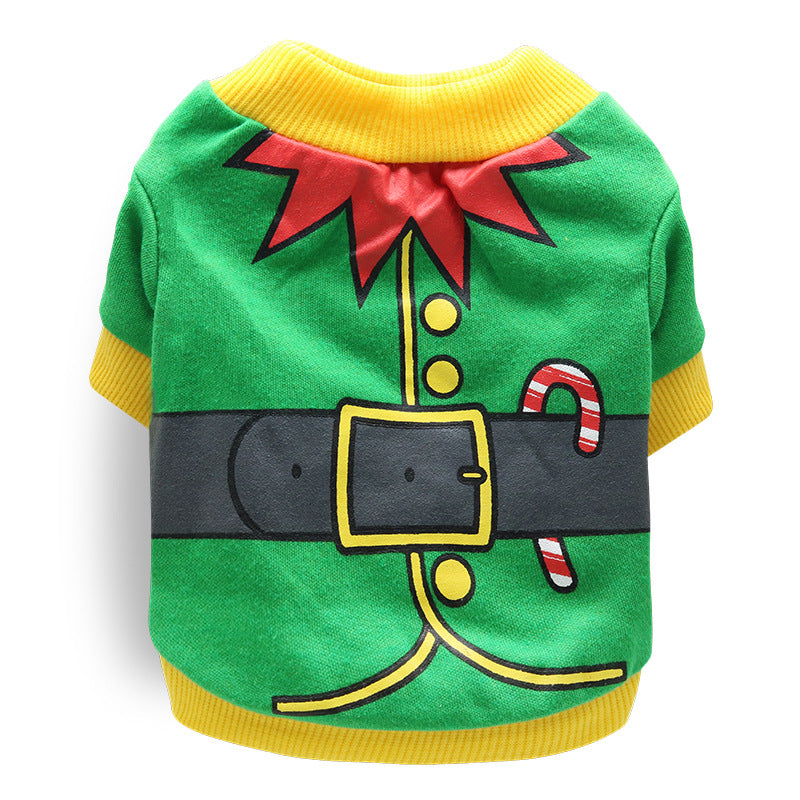 KFX-3702205 Festive Cotton T-Shirt for Dogs in Various Sizes - XS to L