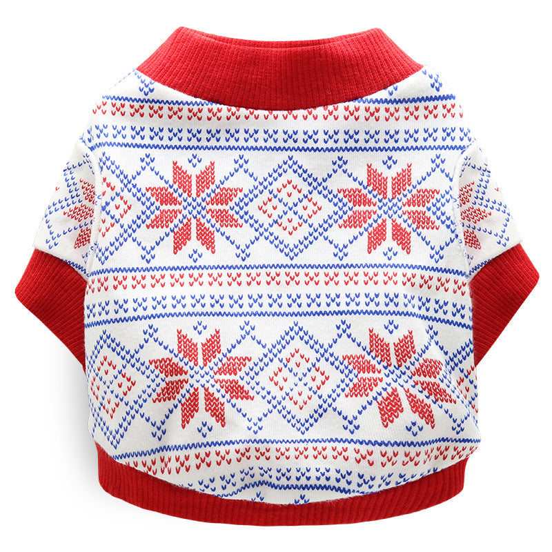 KFX-3702205 Festive Cotton T-Shirt for Dogs in Various Sizes - XS to L