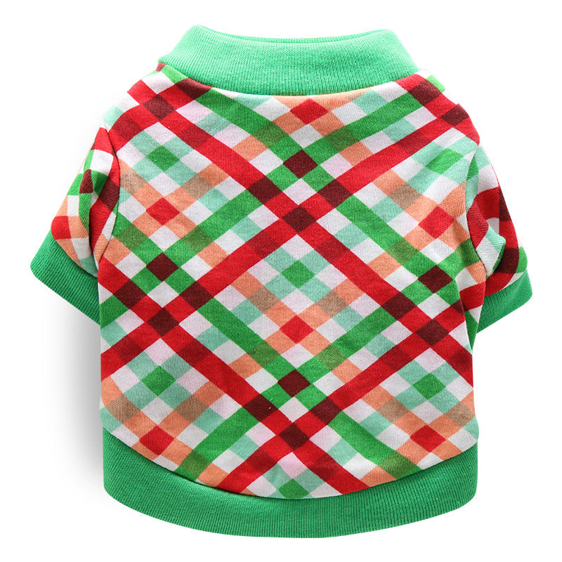 KFX-3702205 Festive Cotton T-Shirt for Dogs in Various Sizes - XS to L