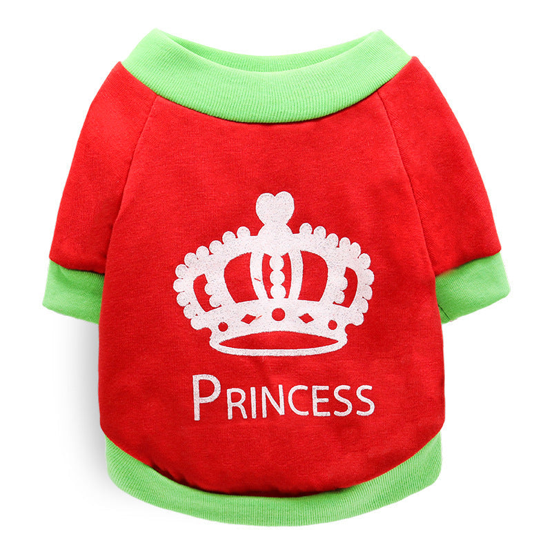 KFX-3702205 Festive Cotton T-Shirt for Dogs in Various Sizes - XS to L