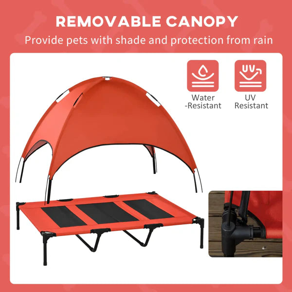 KFX-3705789 Cooling Elevated Dog Cot Bed for Comfort and Breathability