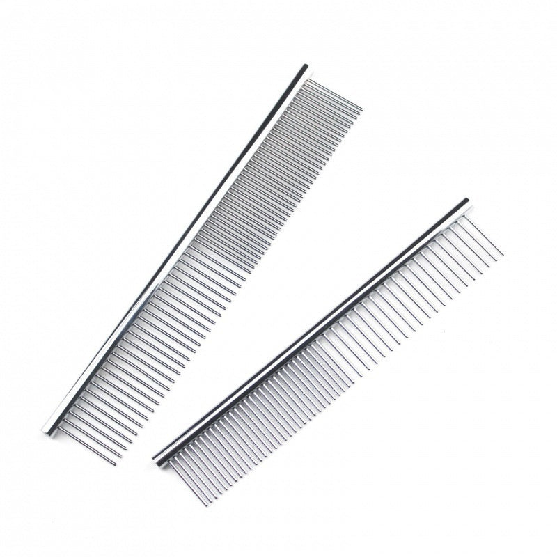 KFX-3709373 Stainless Steel Pet Comb for Cats and Dogs - Various Sizes Available