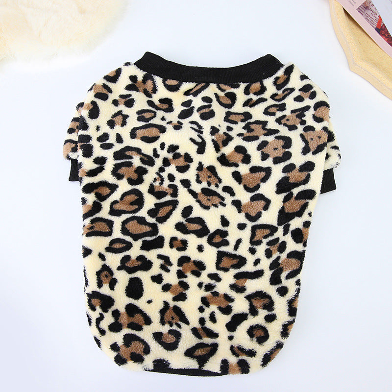 KFX-3711933 Fluffy Bullfighting Jacket for Dogs - Casual Winter Clothing in Light Brown, Pink, Dark Coffee, and Cow Patterns