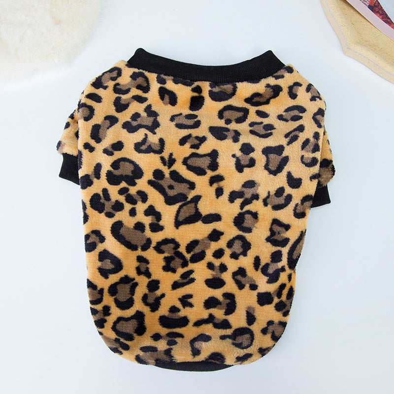 KFX-3711933 Fluffy Bullfighting Jacket for Dogs - Casual Winter Clothing in Light Brown, Pink, Dark Coffee, and Cow Patterns