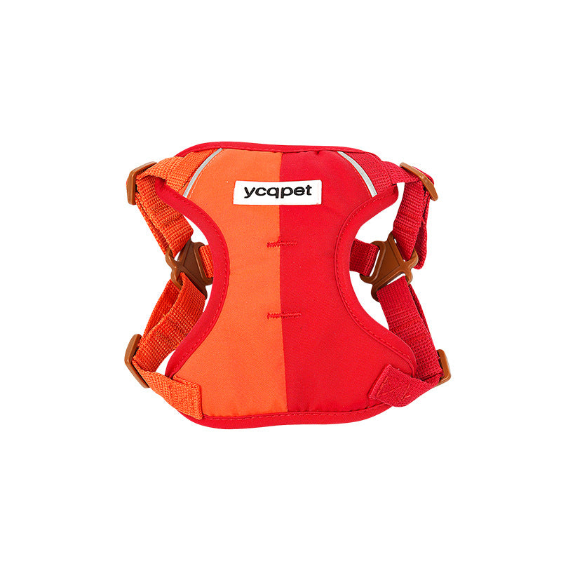 KFX-3712829 Reflective Color Matching Chest Harness with Traction Strap for Dogs