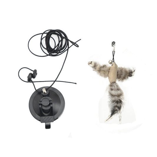 KFX-3720125 Hanging Door Cat Teaser Toy in Various Bird Designs