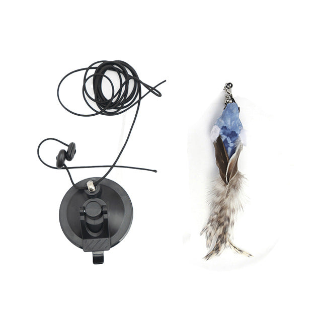 KFX-3720125 Hanging Door Cat Teaser Toy in Various Bird Designs