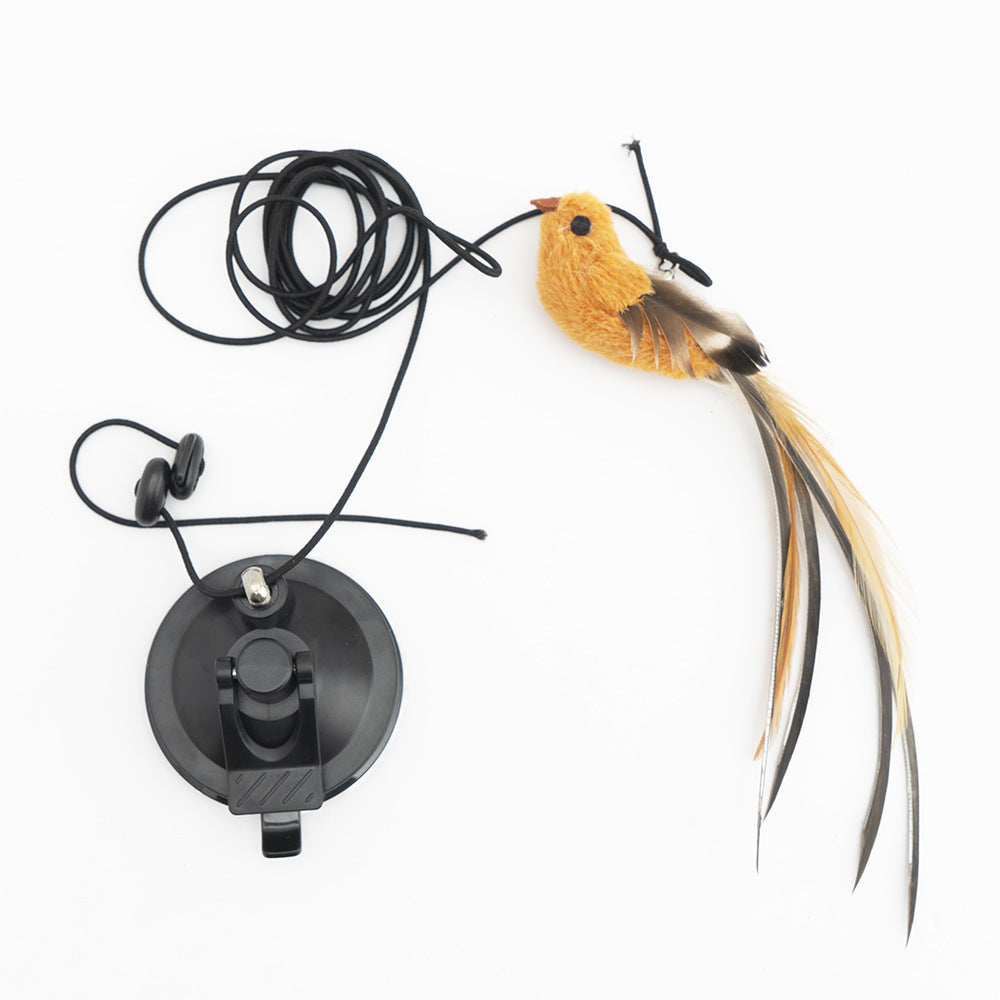 KFX-3720125 Hanging Door Cat Teaser Toy in Various Bird Designs
