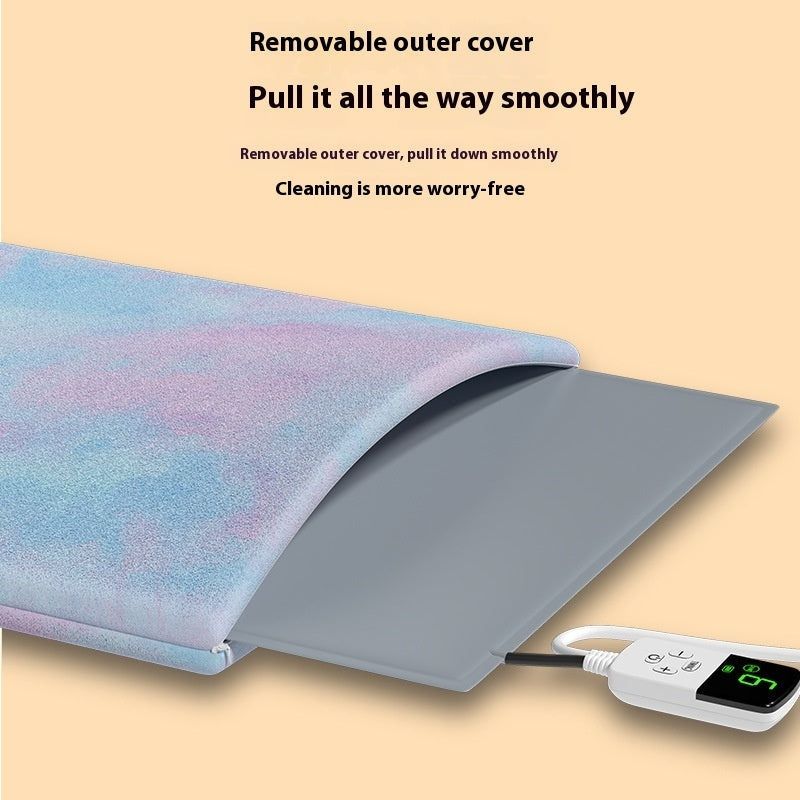 KFX-3721149 Waterproof Electric Heating Pad for Pets - Removable Soft Coat, Multiple Sizes Available