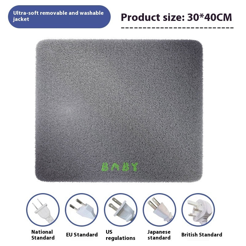 KFX-3721149 Waterproof Electric Heating Pad for Pets - Removable Soft Coat, Multiple Sizes Available