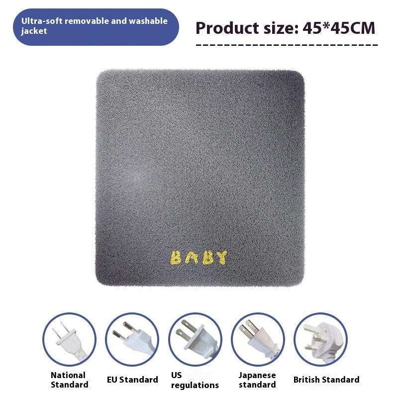 KFX-3721149 Waterproof Electric Heating Pad for Pets - Removable Soft Coat, Multiple Sizes Available