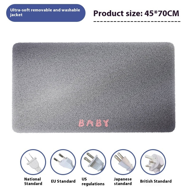 KFX-3721149 Waterproof Electric Heating Pad for Pets - Removable Soft Coat, Multiple Sizes Available