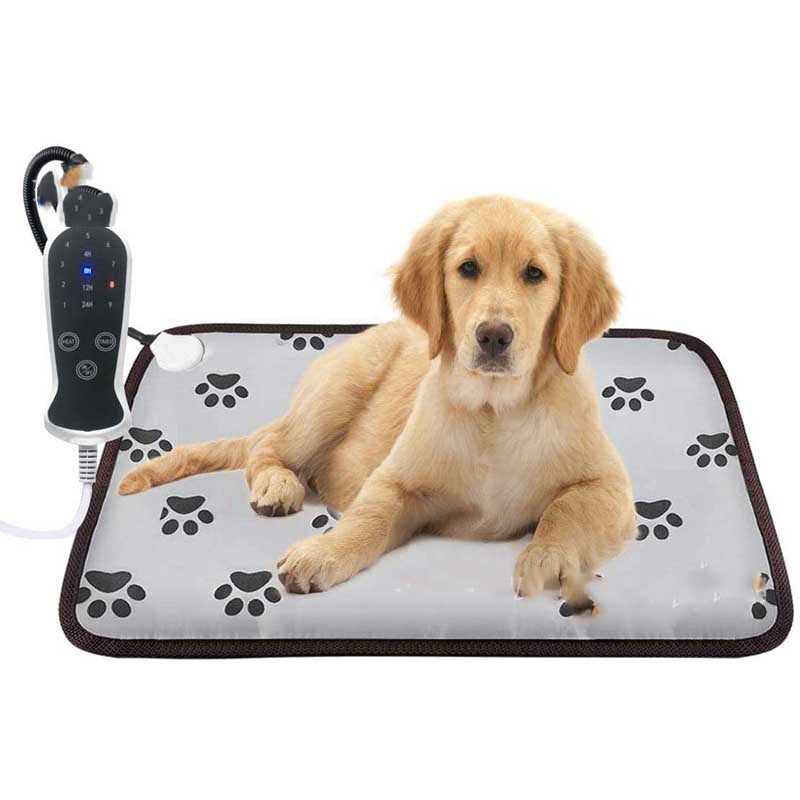 KFX-3726909 Pet Heating Pad for Dogs and Cats - Waterproof Electric Mat with Adjustable Temperature and Chew-Resistant Cord