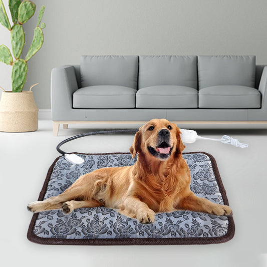KFX-3726909 Pet Heating Pad for Dogs and Cats - Waterproof Electric Mat with Adjustable Temperature and Chew-Resistant Cord