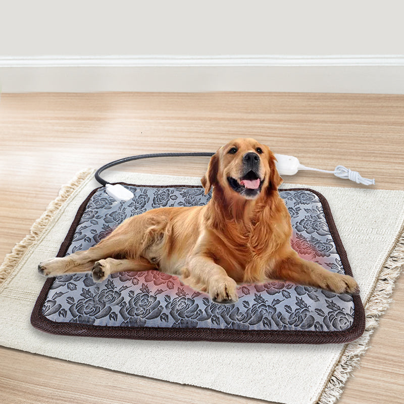 KFX-3726909 Pet Heating Pad for Dogs and Cats - Waterproof Electric Mat with Adjustable Temperature and Chew-Resistant Cord