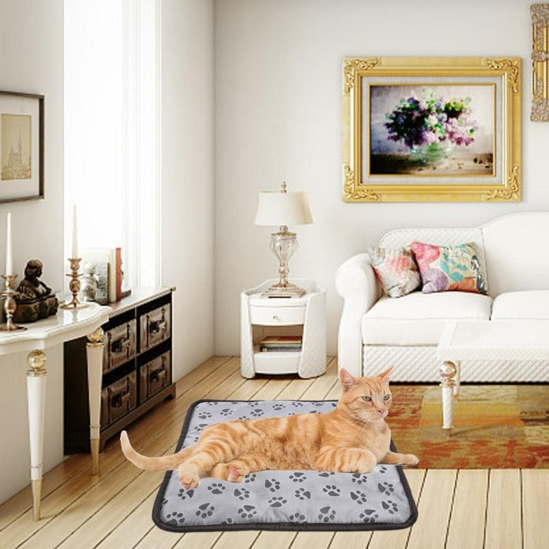 KFX-3726909 Pet Heating Pad for Dogs and Cats - Waterproof Electric Mat with Adjustable Temperature and Chew-Resistant Cord