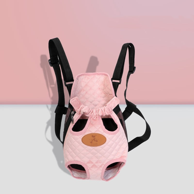 KFX-3727293 Cartoon Patterned Canvas Portable Cat Backpack for Spring Outings - Multiple Sizes Available