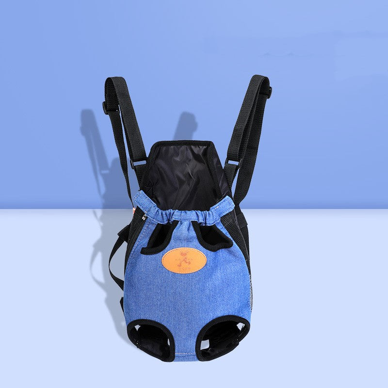 KFX-3727293 Cartoon Patterned Canvas Portable Cat Backpack for Spring Outings - Multiple Sizes Available