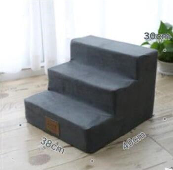 KFX-3728317 Pet Stair Ladder for Dogs - Ideal for Small Breeds and Older Pets, Easy Storage Design