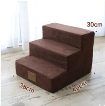 KFX-3728317 Pet Stair Ladder for Dogs - Ideal for Small Breeds and Older Pets, Easy Storage Design