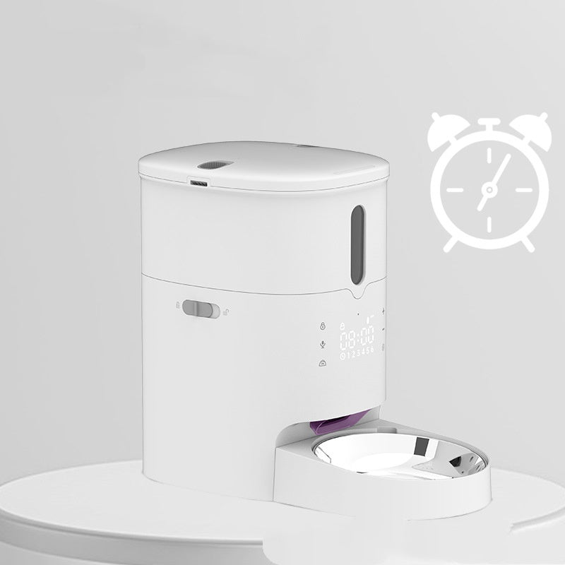 KFX-3730109 Smart Automatic Pet Feeder with Stainless Steel Basin - 3L & 6L Options