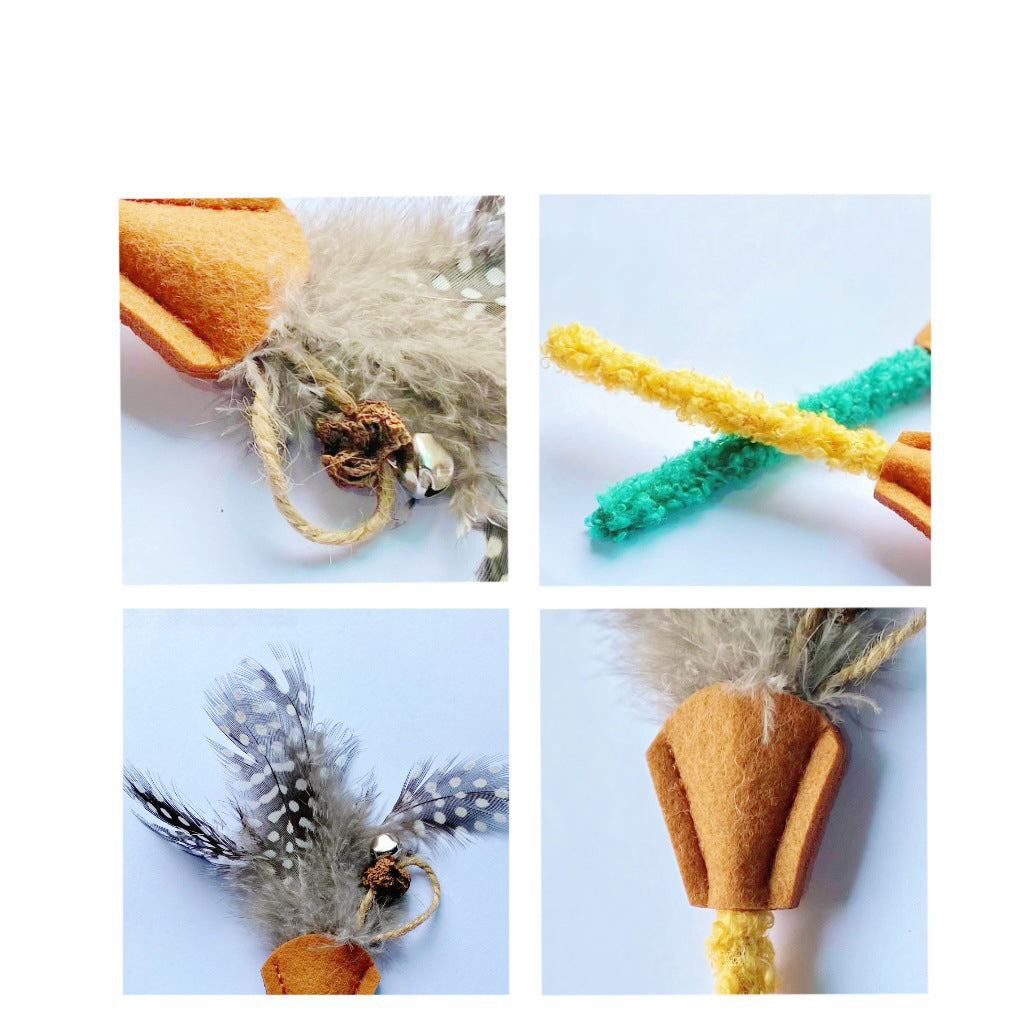 KFX-3732285 Cat Molar Stick Made from Natural Polygonum Wood for Healthy Dental Chewing